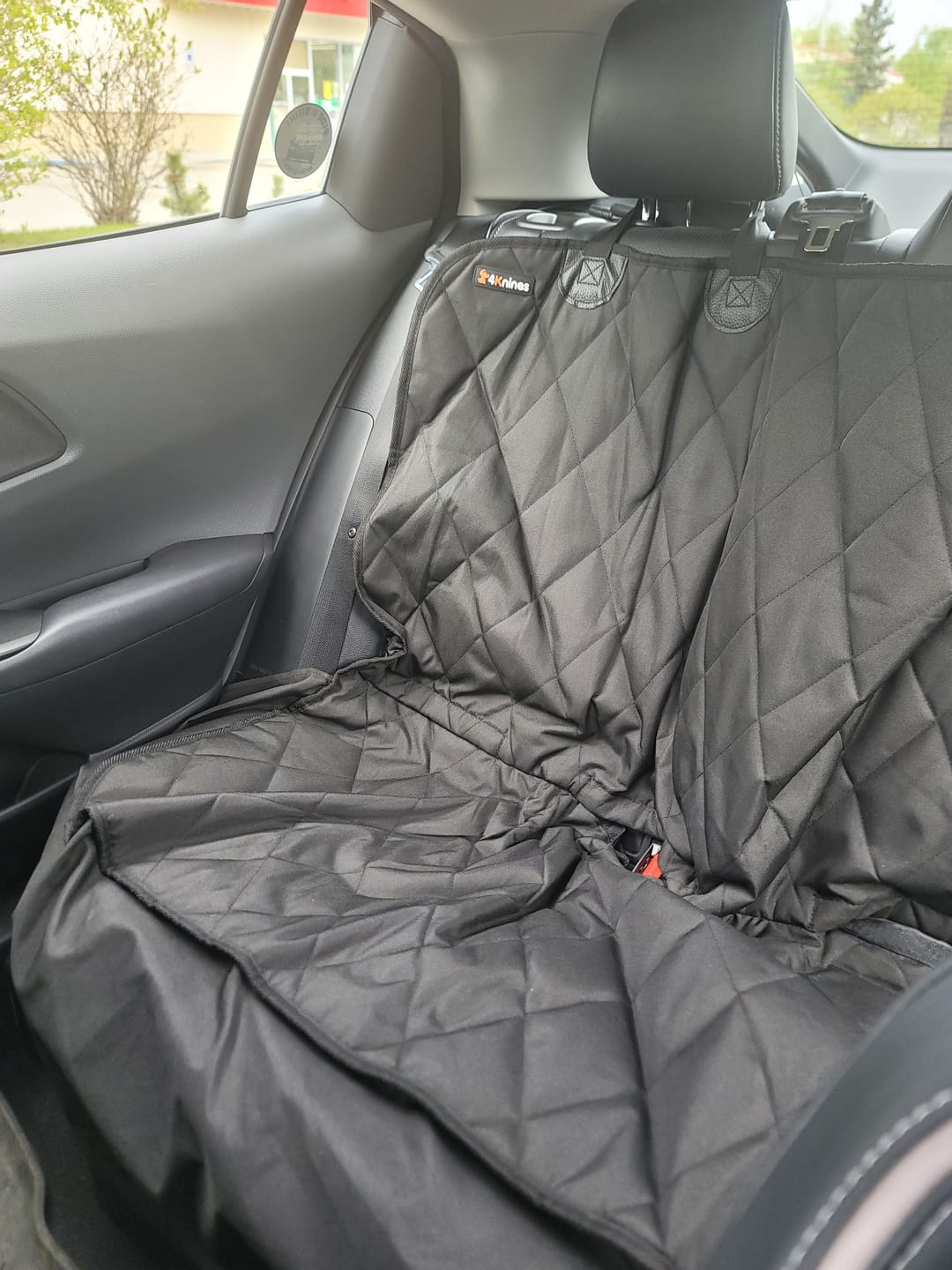 Customer photo review of Dog Rear Seat Cover - No Hammock