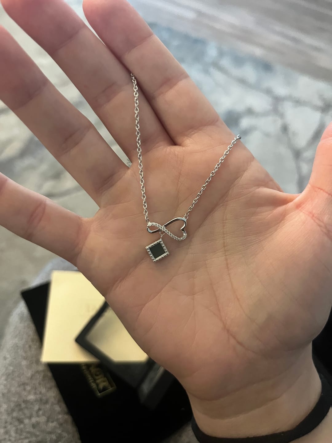 Customer photo review of Eternal Love Necklace
