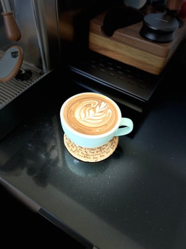 Customer photo review of Whole Bean Coffee Red - Medium Roast