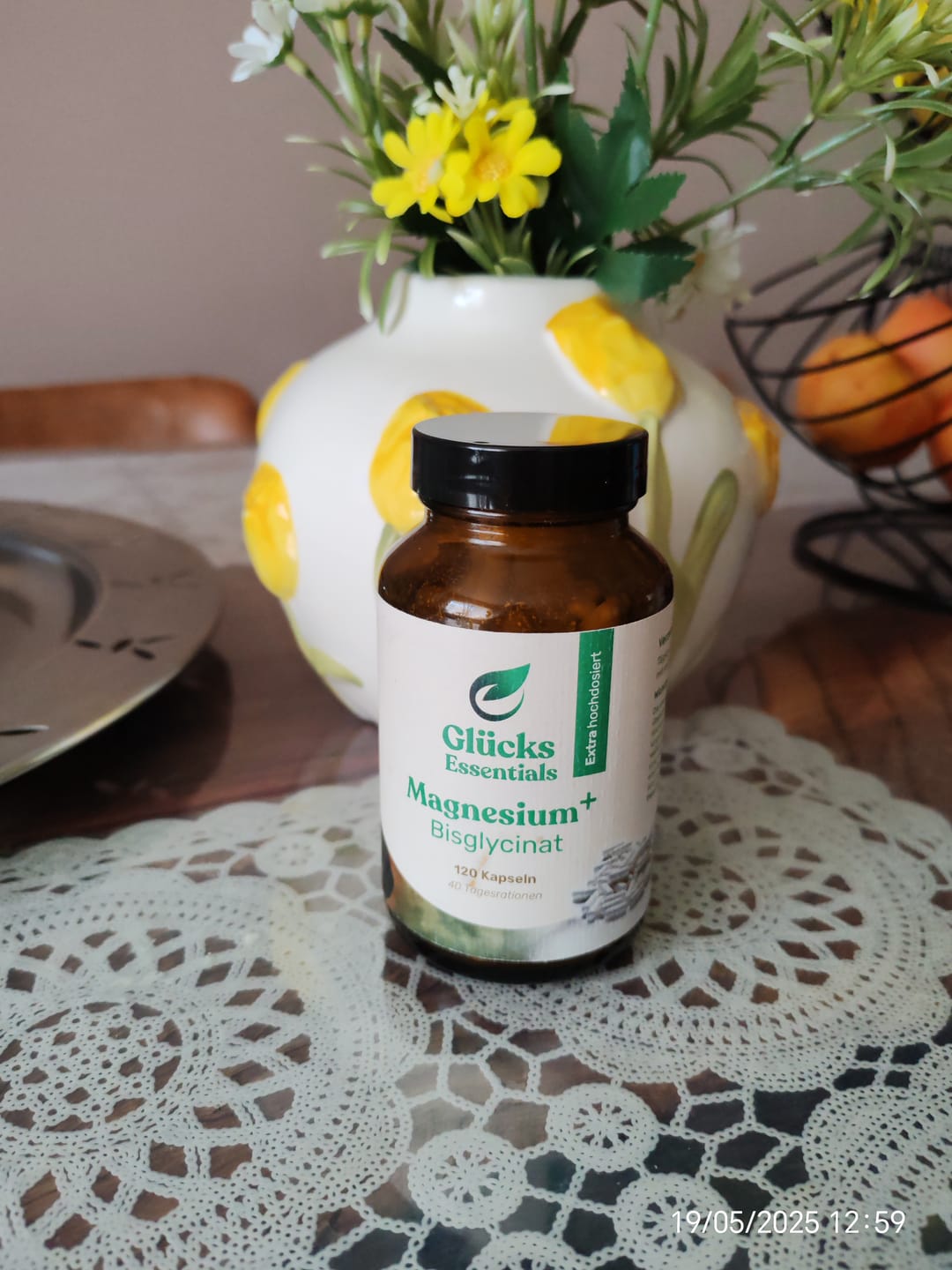 Customer photo review of Tiefschlaf - Magnesium Bisglycinat - 120 Kapseln - 40 Tagesrationen