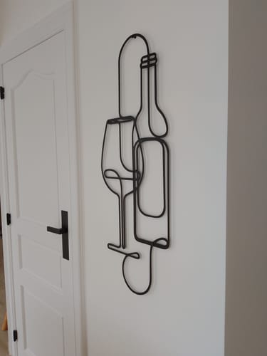 Customer photo review of Décoration Murale en Métal - Thème de vin