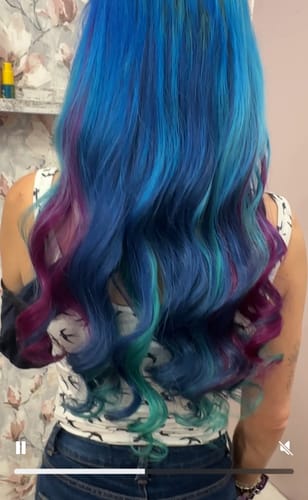 Customer photo review of Easi-iTips Professional Hair Extensions 22 Inch