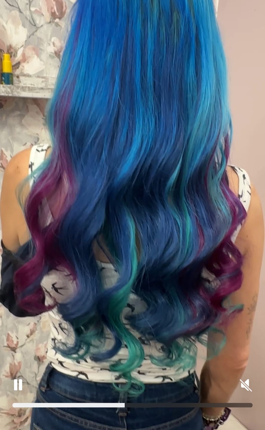 Customer photo review of Easi-iTips Professional Hair Extensions 22 Inch