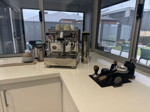 Customer photo review of Pesado Portafilter Tamping Station