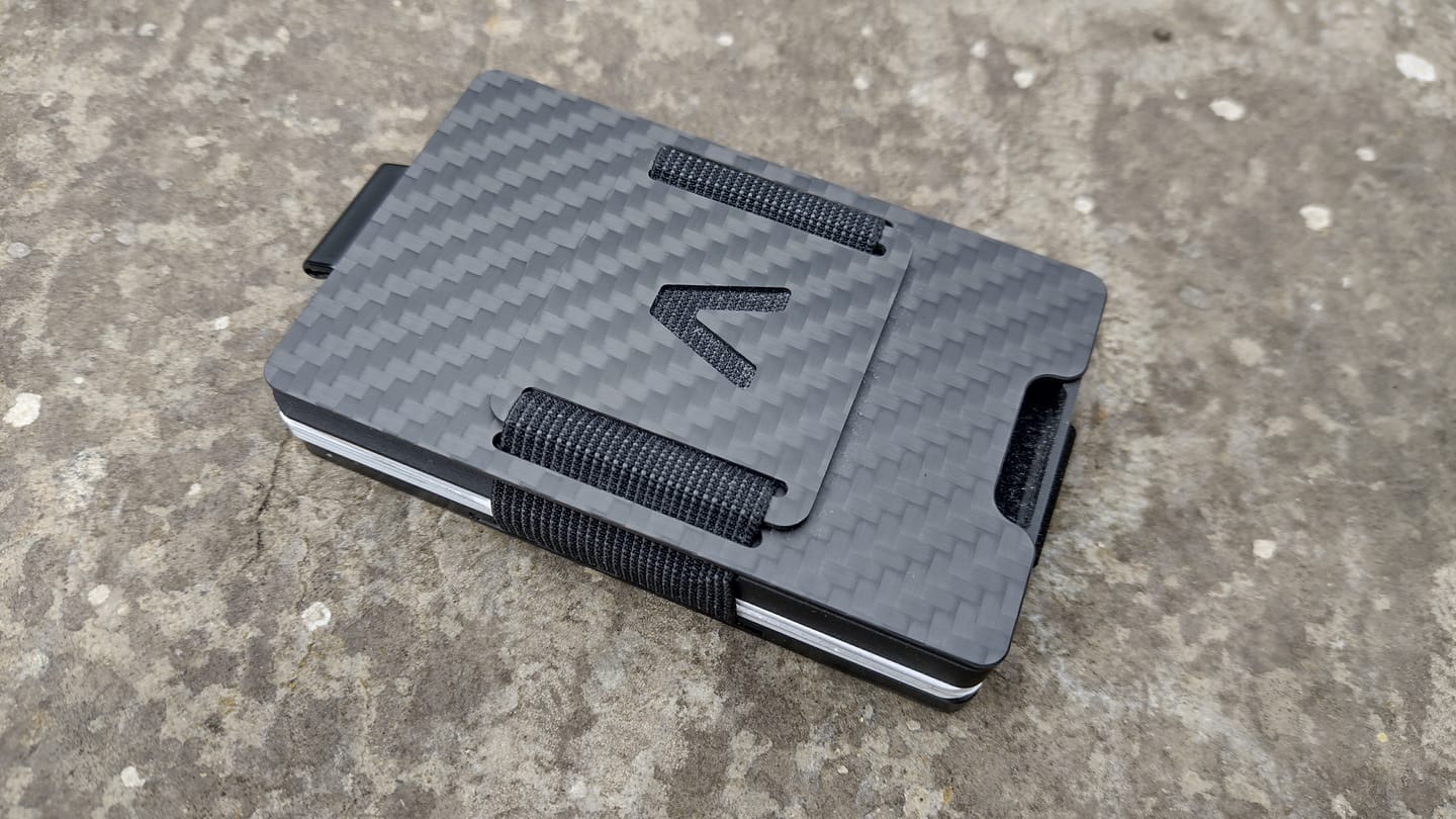 Customer photo review of NOT FLAW[LESS] Carbon Fiber Slim Wallet