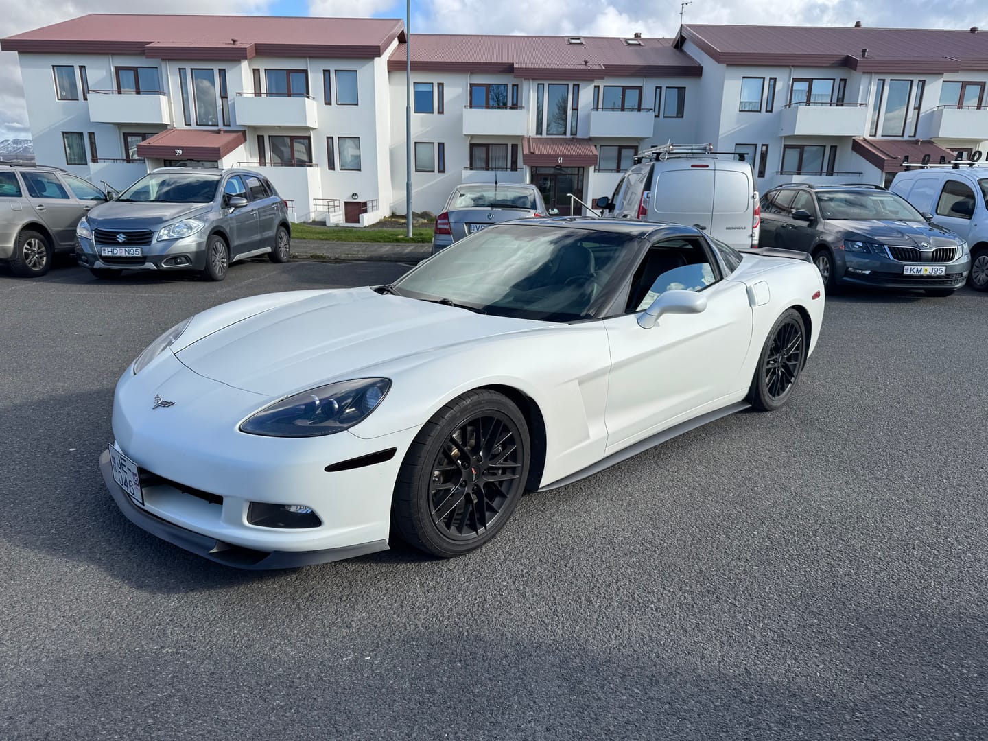 Customer photo review of Corvette C6 Base | ZR1 Conversion Front Splitter Lip & Side Skirts Rocker Panels