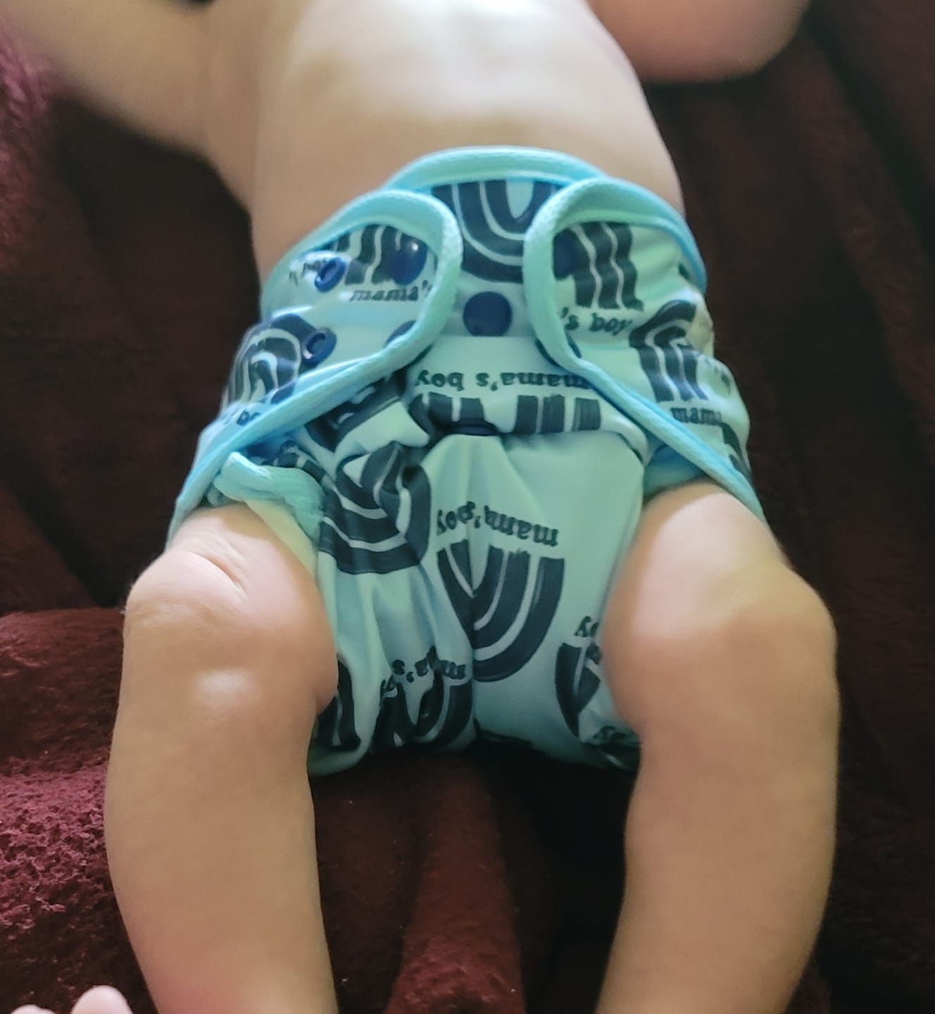 Customer photo review of One Size Cover Cloth Diaper