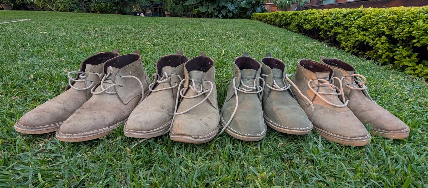 Customer photo review of Kariega Veldskoen (Natural Sole)