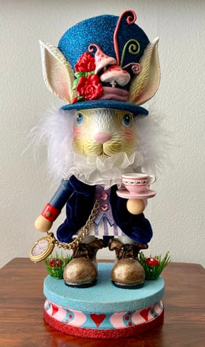 Customer photo review of White Rabbit Nutcracker 13 Inch