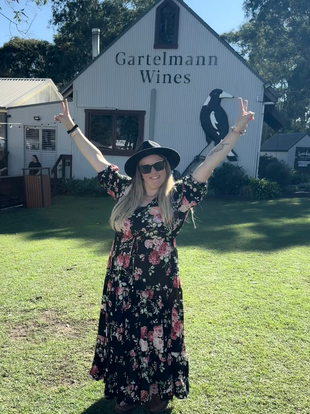 Customer photo review of Sofia Dress in Black