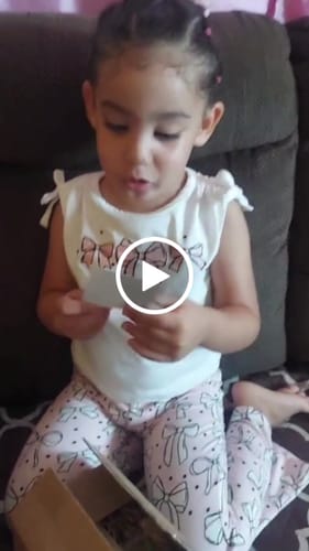 Customer video review of Dolly® Personalized Crochet Doll with Photo Card