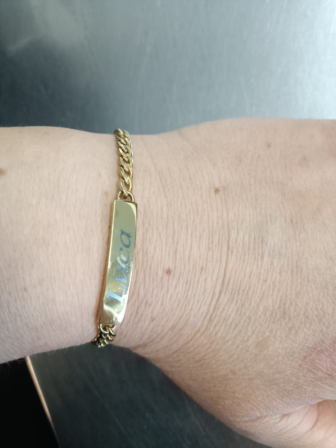 Customer photo review of Bracciali per Coppia Personalizzati con Incisione ✦ Unione Eterna