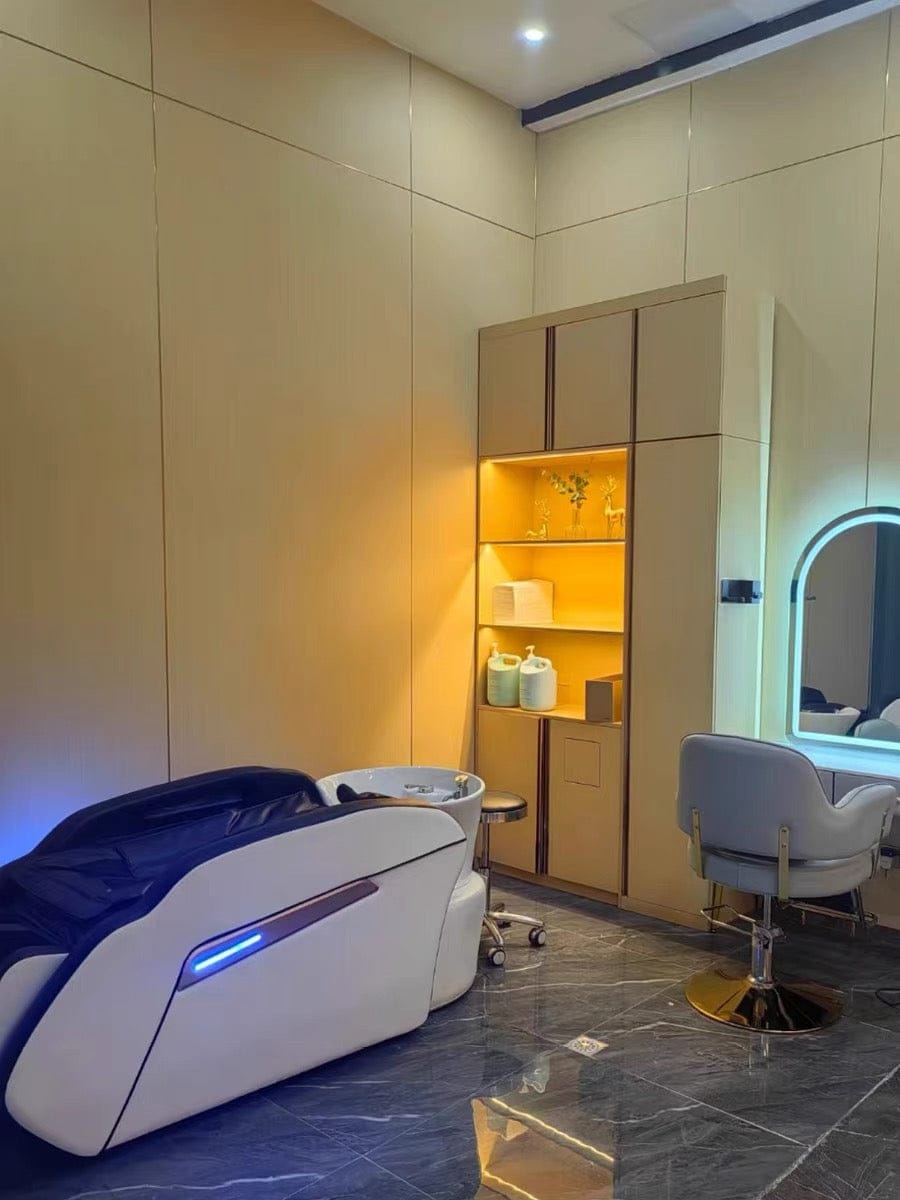 Customer photo review of Salon Head Spa Massage Bed Includes Water Cycle Intelligent Massage Liftable Headrest