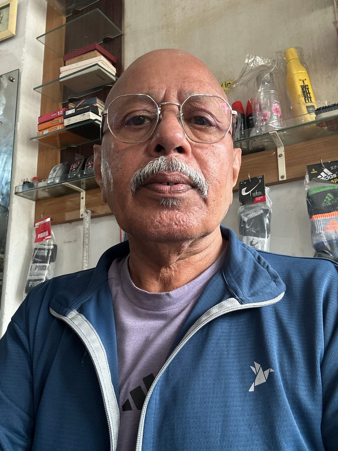 Customer photo review of Sapphire Blue - Sunblock Jacket