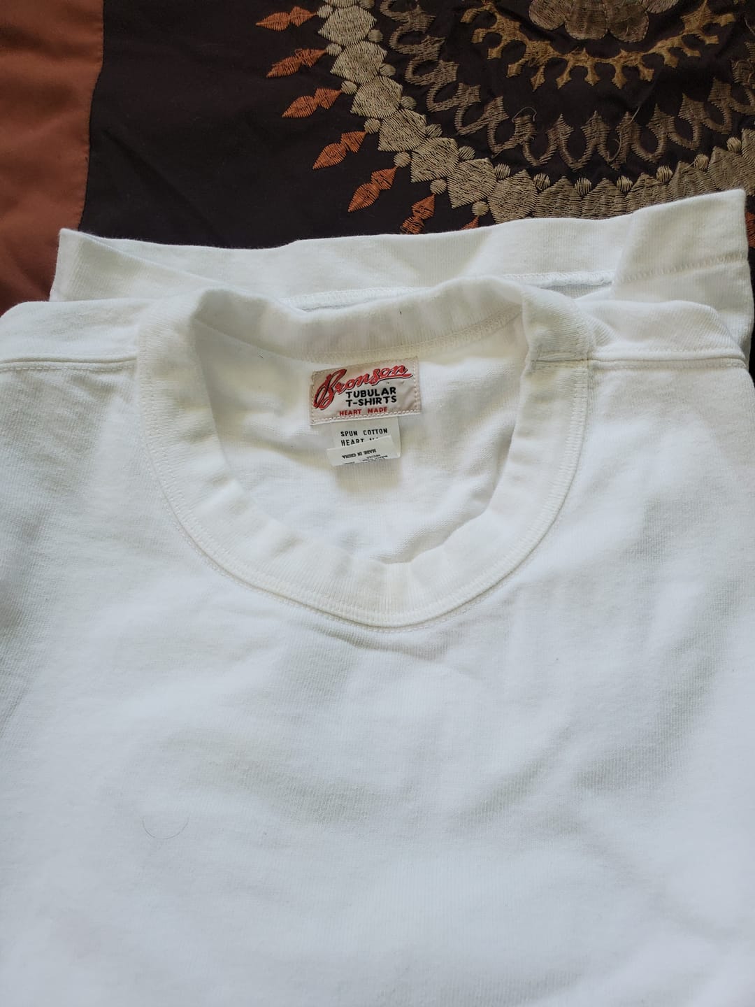 Customer photo review of Loopwheel Tubular Athletic T-Shirt - White