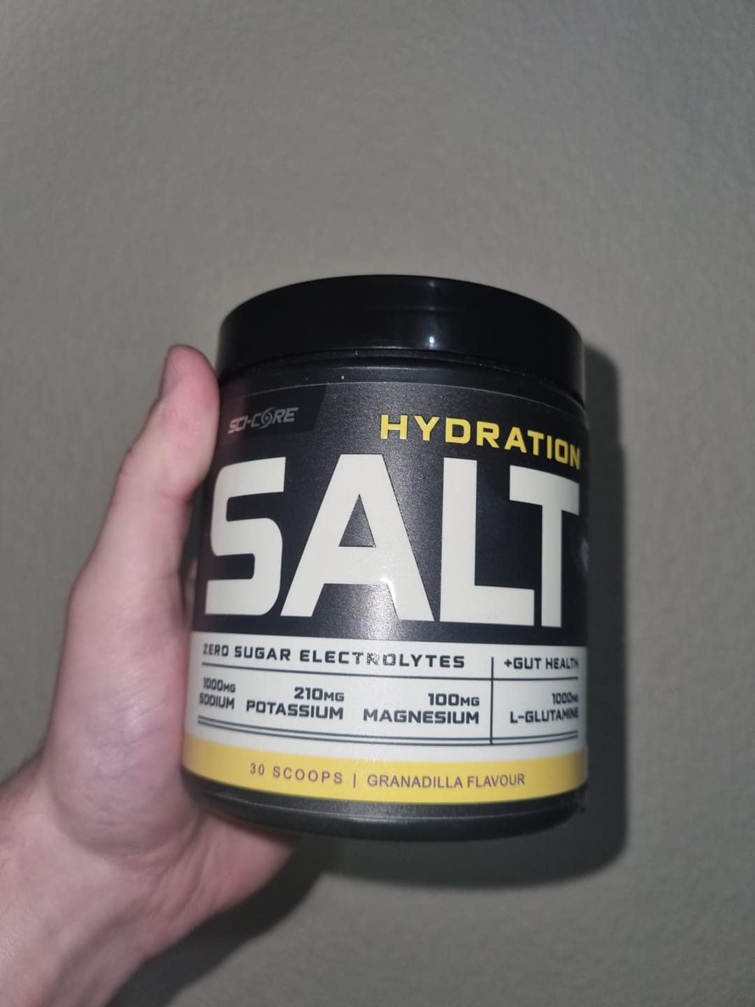 Customer photo review of HYDRATION SALT Granadilla Flavour