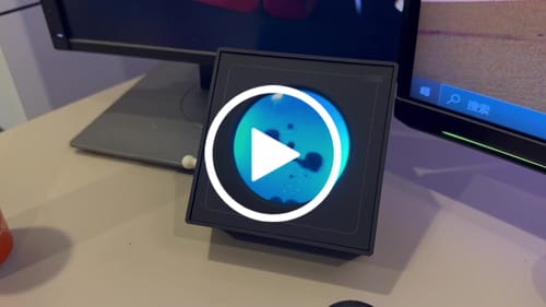 Customer video review of Ferrofluid Speaker Sound Visualizer with Colorful Lights (Not a Speaker, No Sound) Perfect Gift