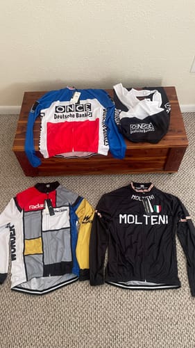 Customer photo review of 90s ONCE Retro Long Sleeve Cycling Kits