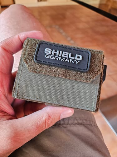 Customer photo review of Tactical Wallet Münzfach - Steingrau Oliv