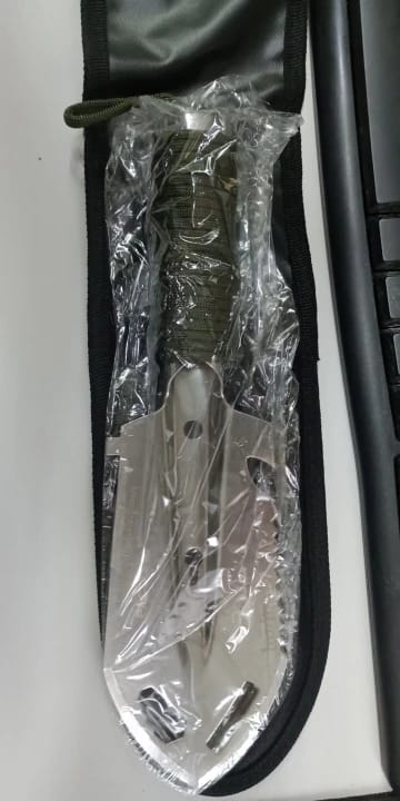 Customer photo review of Pelle Multifonction de Survie