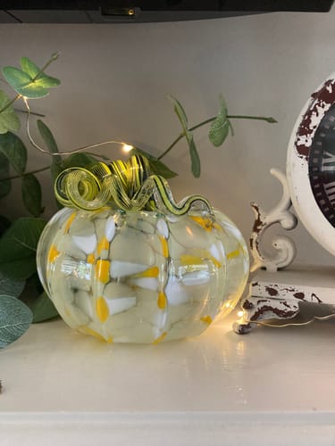 Customer photo review of shh... SECRET $20 VIP Mystery Glass Pumpkin