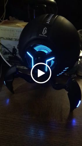 Customer video review of GravaStar Bluetooth Speaker Mars Pro Edition Black Frosted Design Wireless Speakers with RGB Light