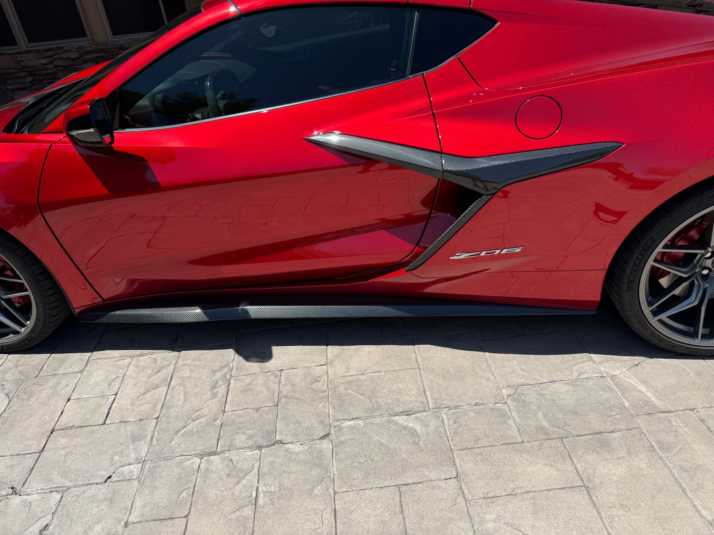 Customer photo review of Chevrolet Corvette C8 Z06 Side Door Garnish