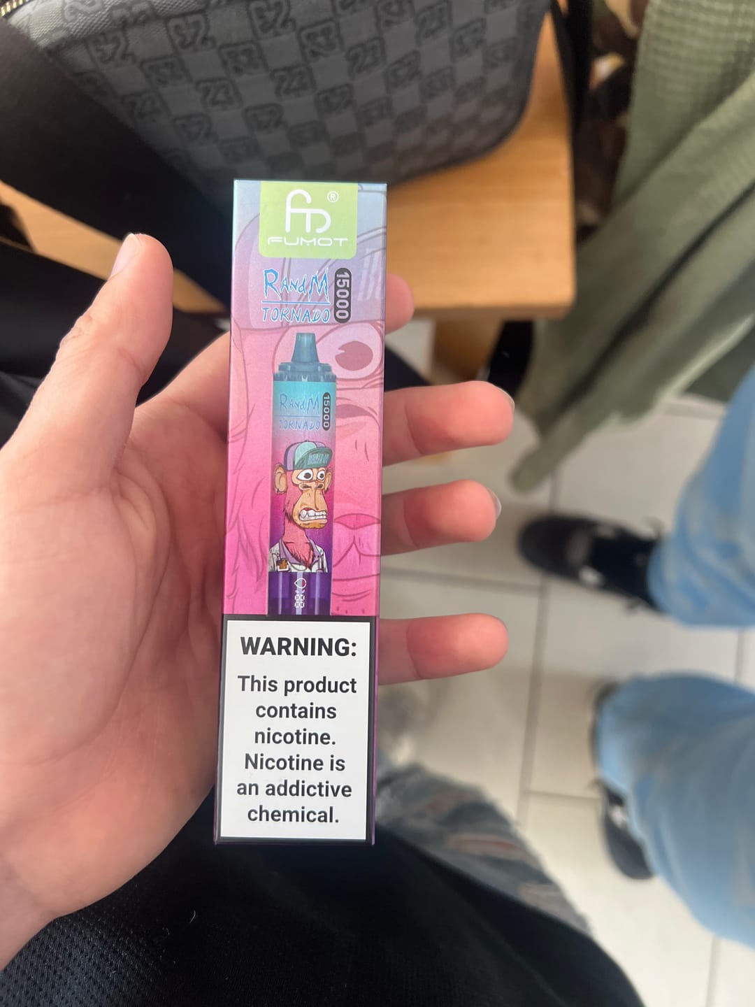 Customer photo review of RandM Tornado 15000 Disposable Vape (Box of 10)