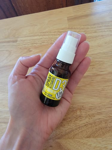 Customer photo review of Vitamine D3 Spray - 2000UI (6 mois)