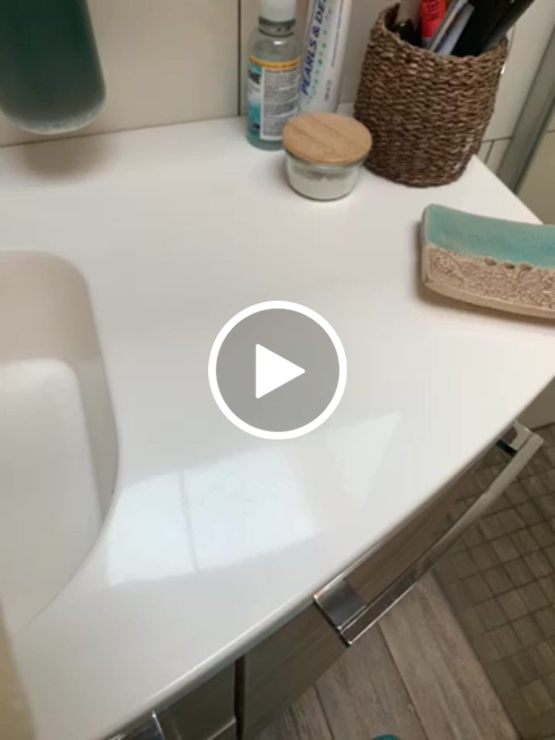 Customer video review of Seifenschale aus Naturton (Türkis)