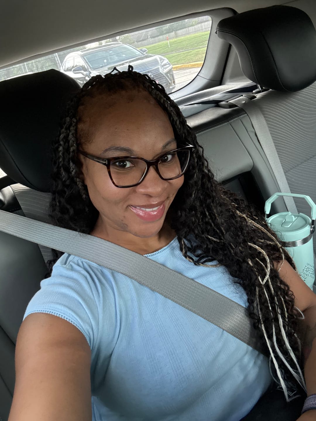 Customer photo review of Ready to Ship - Wet and Wavy Human Crochet Hair