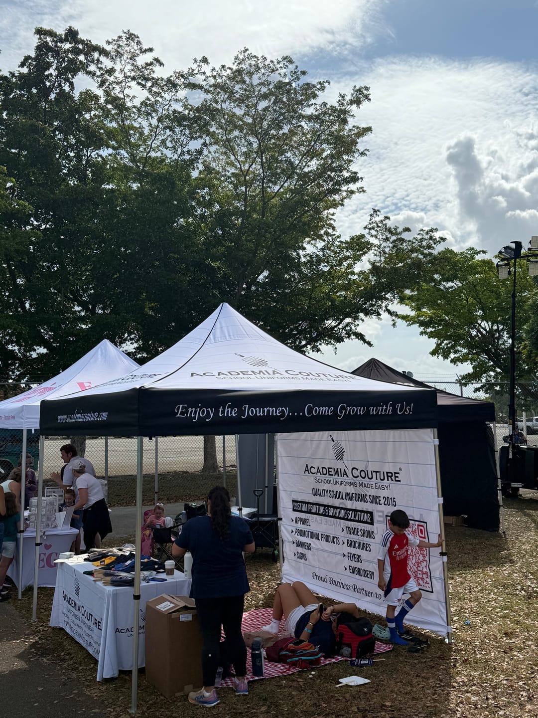 Customer photo review of 10'x10' Custom Tent Packages #13