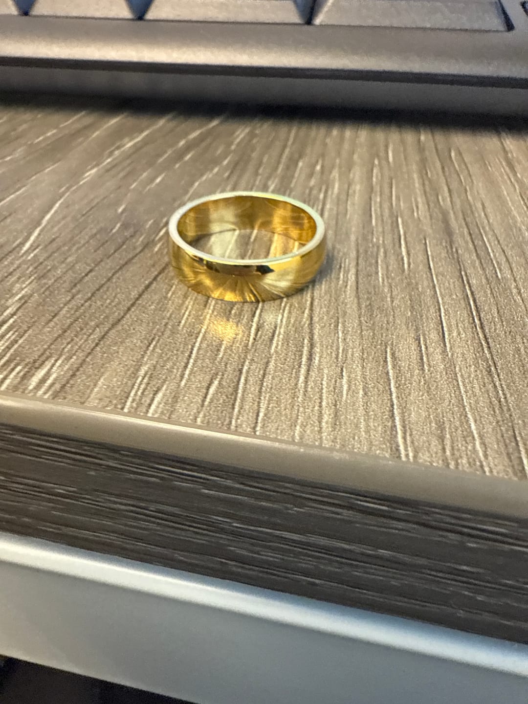 Customer photo review of Simple Band Ring