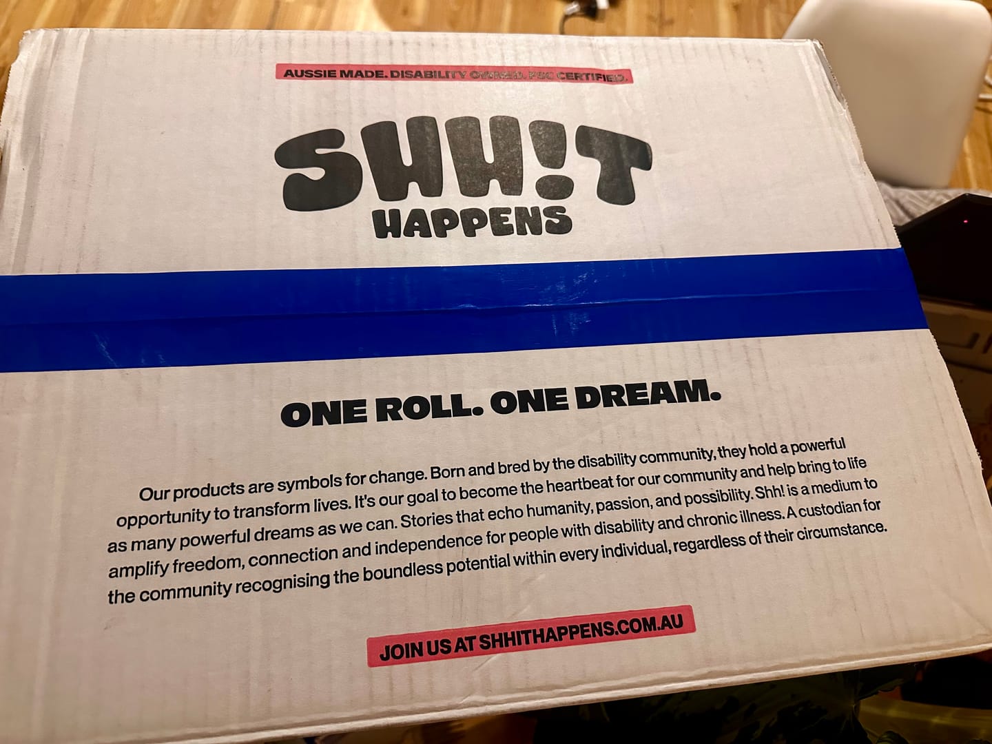 Customer photo review of Changemaker - Recycled Double Length 3PLY Toilet Paper