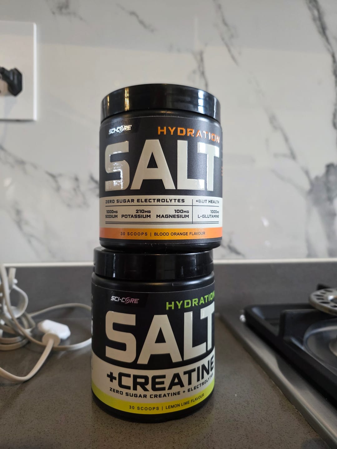 Customer photo review of HYDRATION SALT + CREATINE