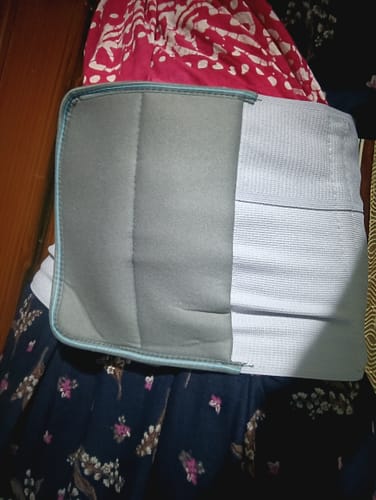 Customer photo review of Abdominal Belt (8") |Supports the Weak Abdominal Muscles to Relieve Pain (Beige)