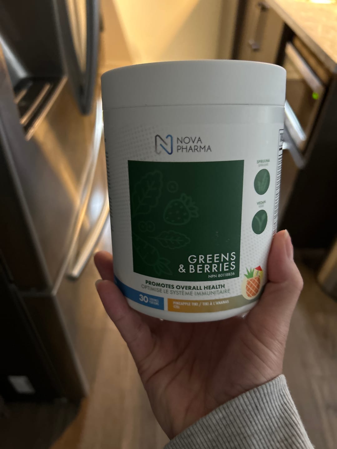 Customer photo review of Nova Pharma - Greens & Berries 420g