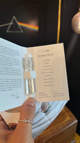 Customer photo review of Nearly Noon Eau de Parfum