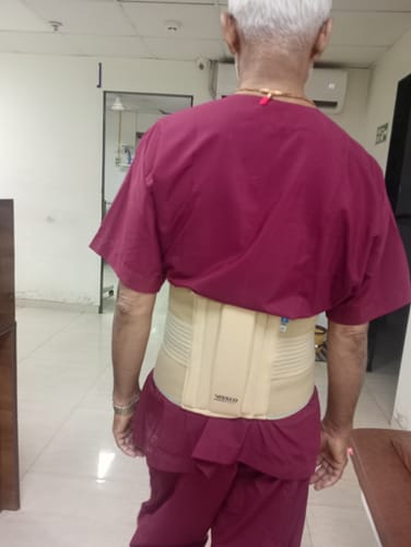 Customer photo review of Sacro Lumbar Belt (Mild Support) | Provides Support to Lower Back | Corrects Posture & Relieves Back Pain (Beige)