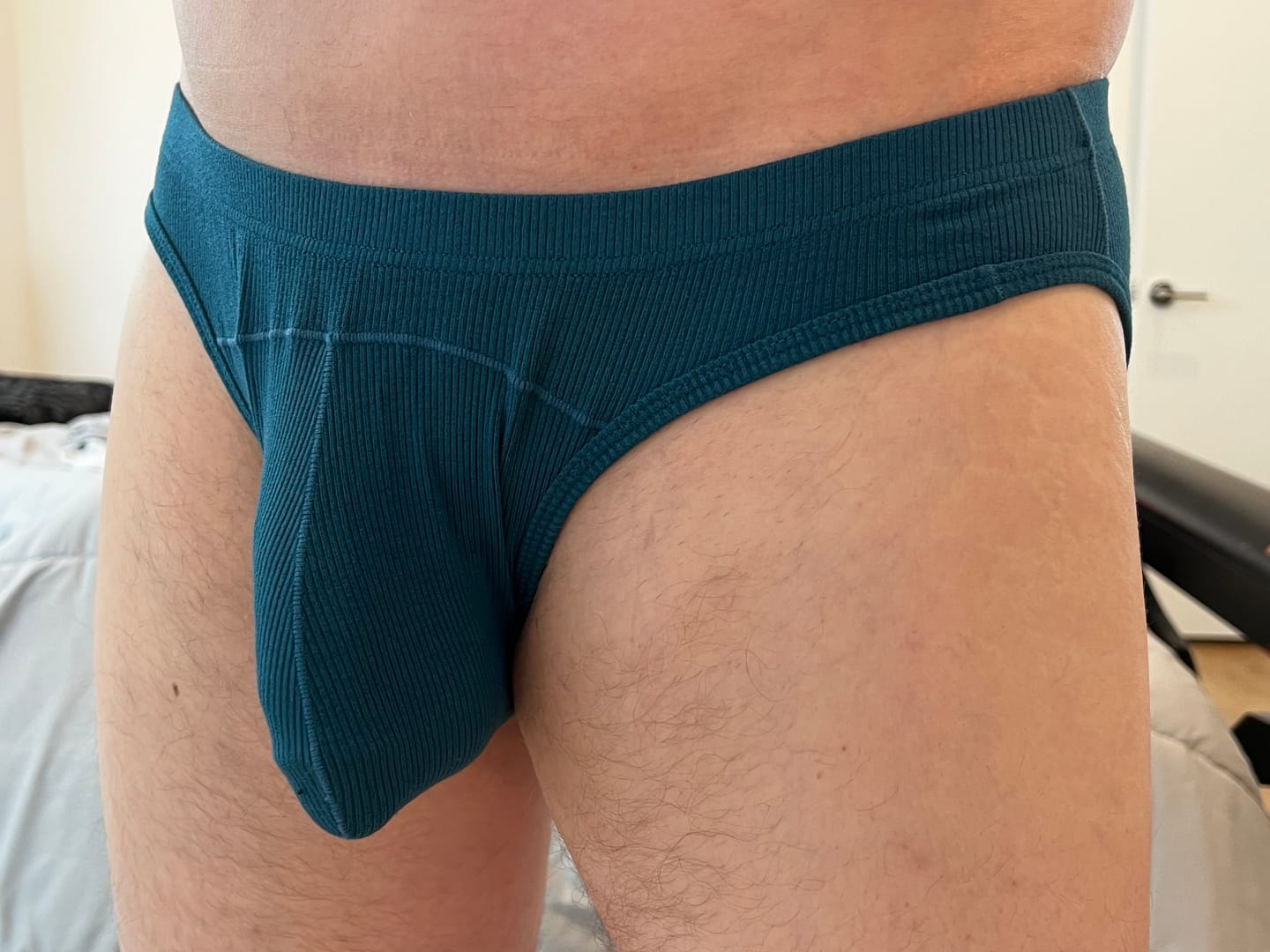 Customer photo review of 3 Pack Men's Sexy Threaded U-Shaped Briefs