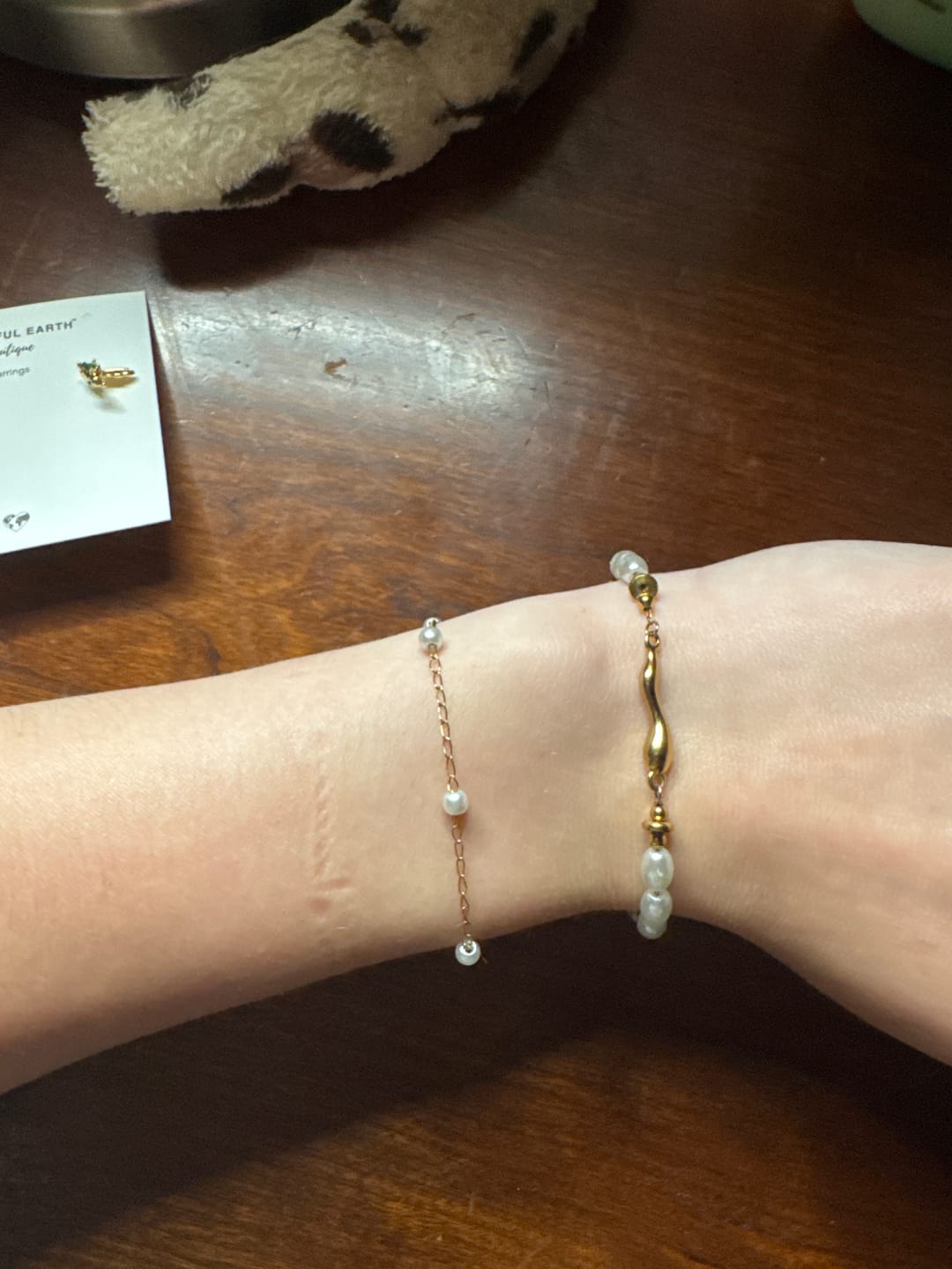 Customer photo review of Nura Freshwater Pearl Bracelet