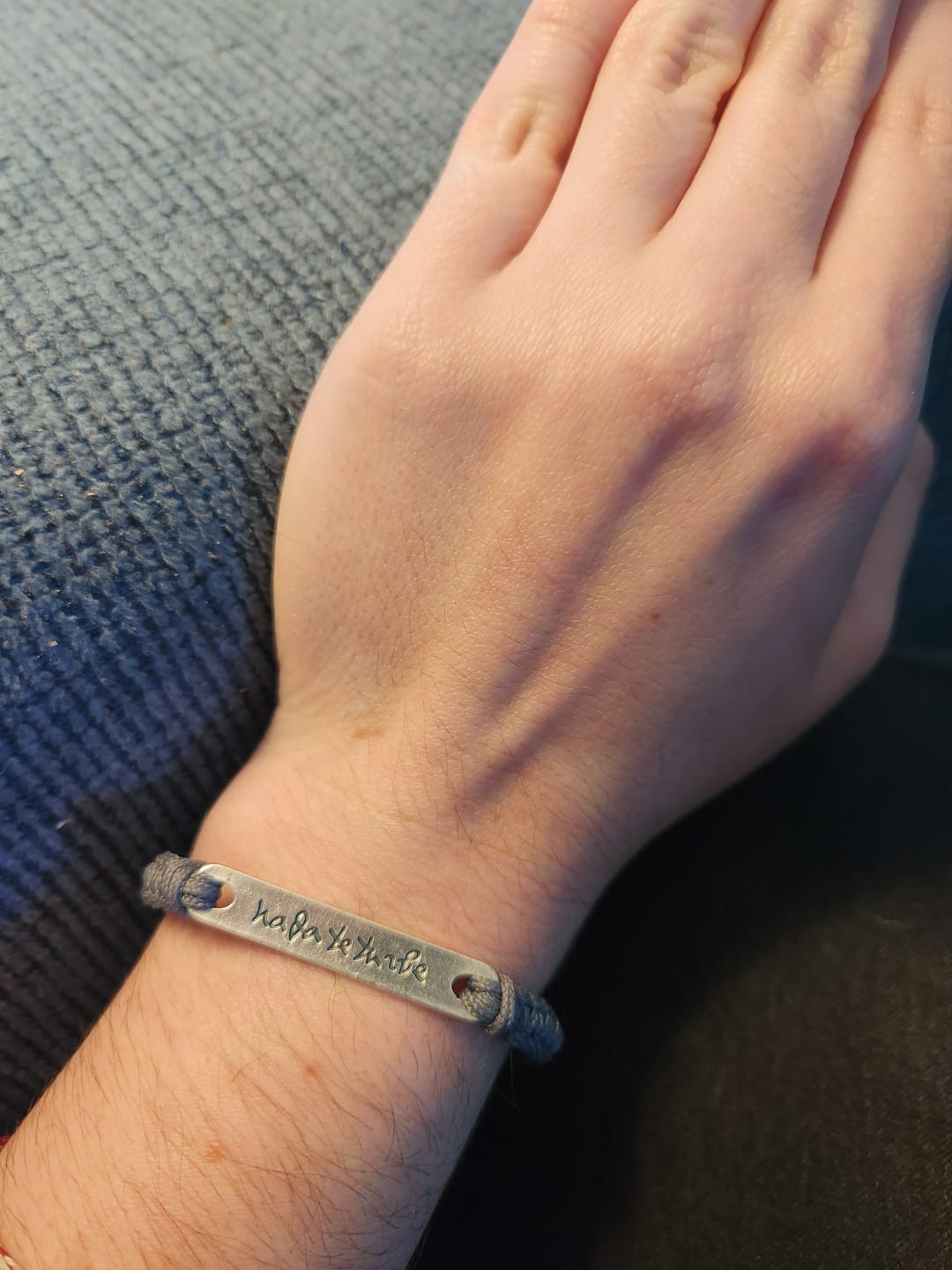 Customer photo review of Let Nothing Disturb You Nada Te Turbe Bracelet