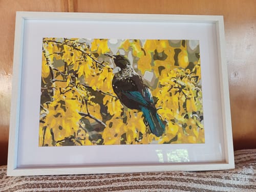 Customer photo review of Tui in Kowhai Tree