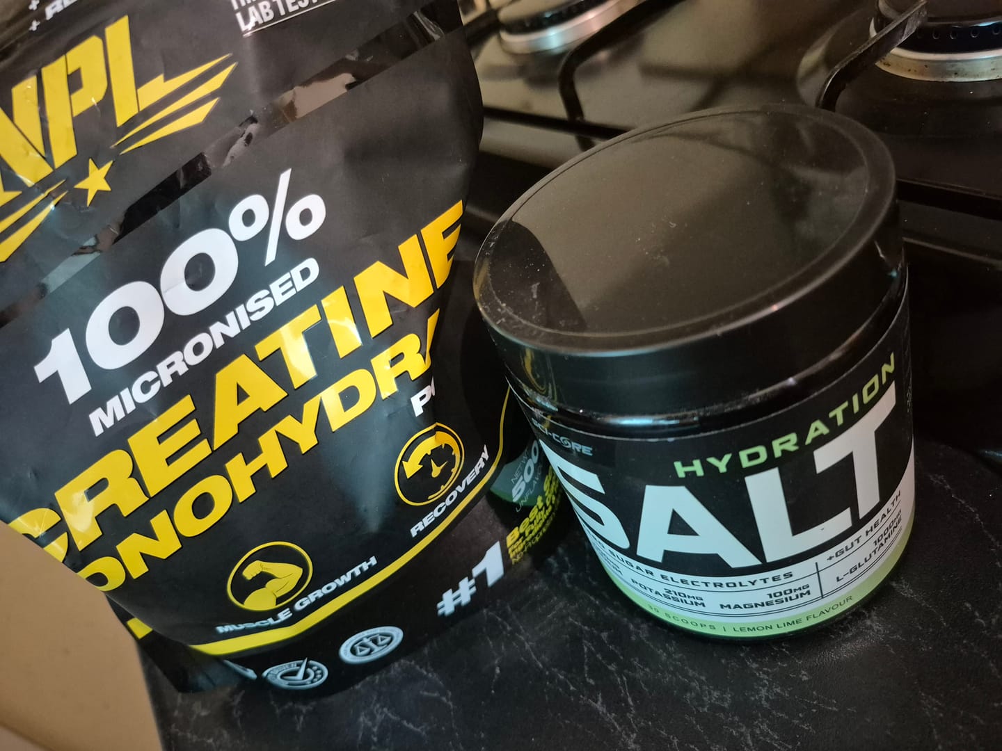 Customer photo review of HYDRATION SALT Lemon Lime
