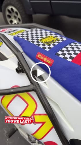 Customer video review of Custom Seat Cover: 2006 Kawasaki KX450F