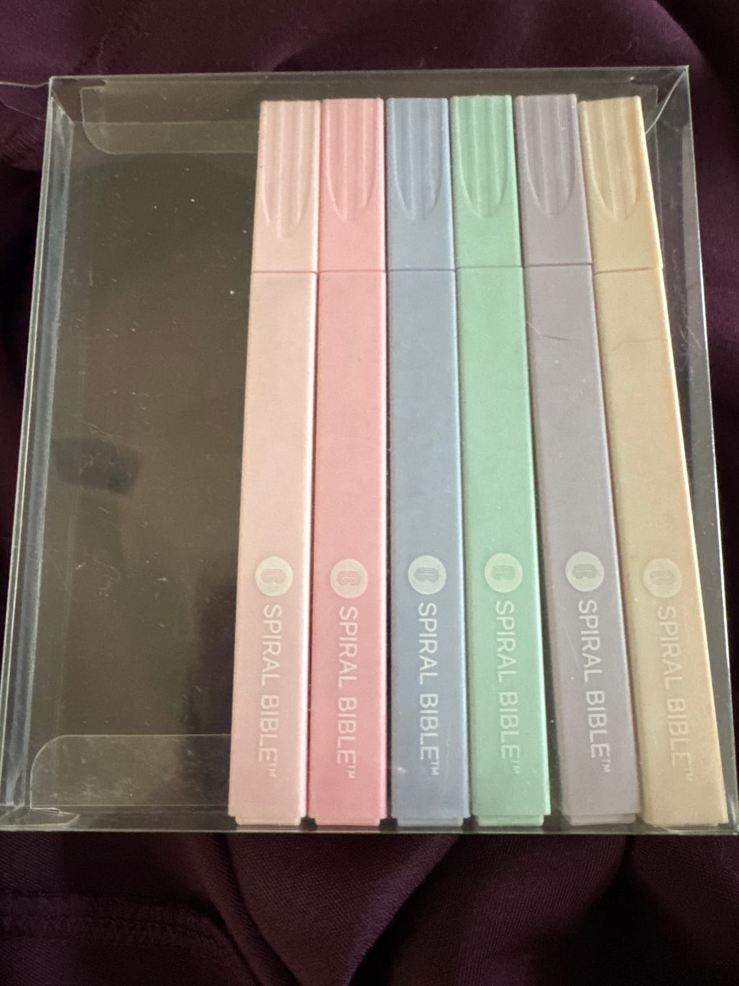 Customer photo review of Spiral Bible™ Highlighter Pack
