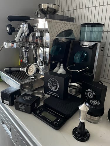 Customer photo review of Pesado Portafilter Tamping Station