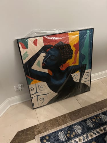 Customer review photo for Colorful Painting #CA108