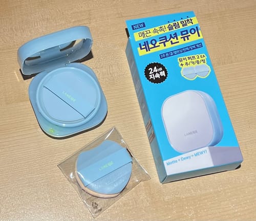 Customer photo review of [BTS JIN SPECIAL GIFT] LANEIGE NEO CUSHION MEWY