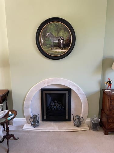 Customer photo review of c.1763 George Stubb's Zebra - Round Frame